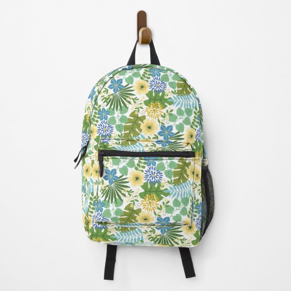 Item preview, Tropical Blue and Yellow Floral designed and sold by Barbara Pixton.