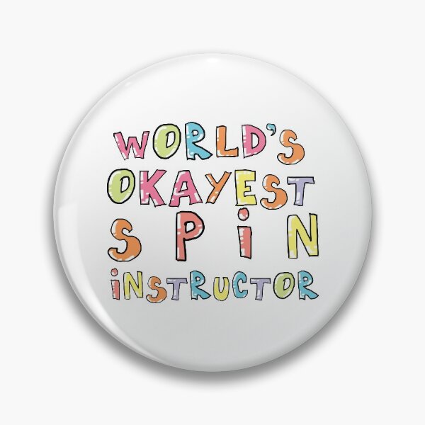 Item preview, World's Okayest Spin Instructor Gift Idea designed and sold by betternotes.