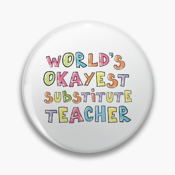 Item preview, World's Okayest Substitute Teacher Gift Idea designed and sold by betternotes.