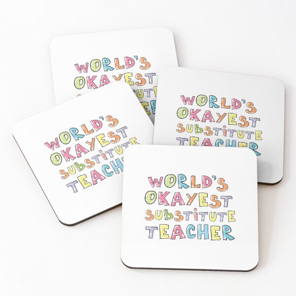 Item preview, World's Okayest Substitute Teacher Gift Idea designed and sold by betternotes.