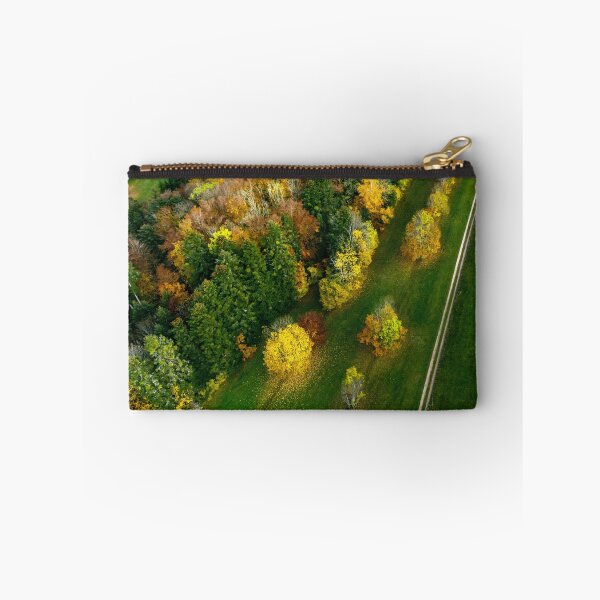 Item preview, A drone rises above a multi-colored valley in the Vosges. Panoramic view. designed and sold by Alexander Sorokopud.