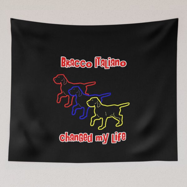Item preview, Bracco Italiano Changed my Life - Dog Art dogs Silhouette - pet designed and sold by Coolstuff4you71.