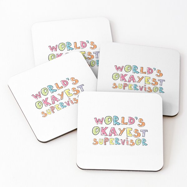 Item preview, World's Okayest Supervisor Gift Idea designed and sold by betternotes.