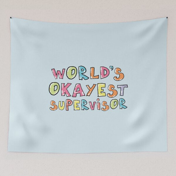 Item preview, World's Okayest Supervisor Gift Idea designed and sold by betternotes.