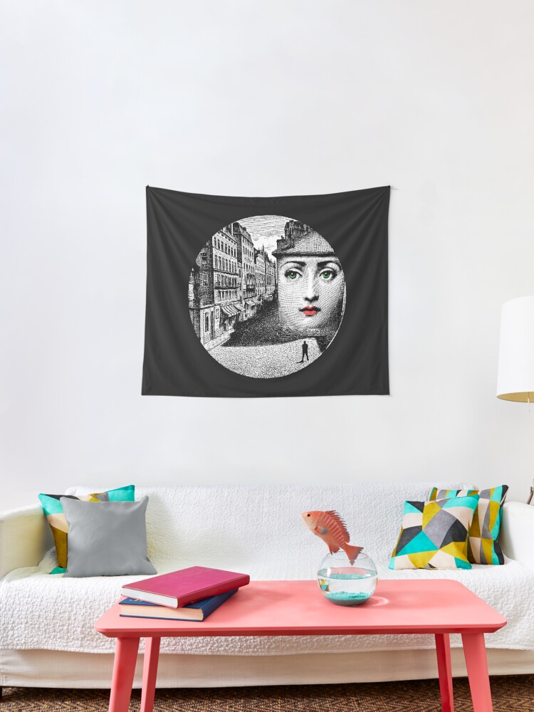 Hand Tinted Portrait Of Opera Singer Lina Cavalieri Muse To Fornasetti Tapestry By Valenciana Redbubble