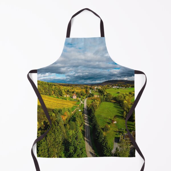 Item preview, A drone rises above a multi-colored valley in the Vosges. designed and sold by Alexander Sorokopud.