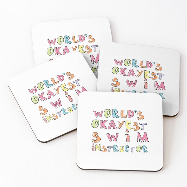 Item preview, World's Okayest Swim Instructor Gift Idea designed and sold by betternotes.