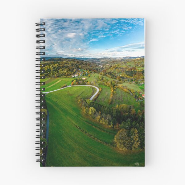 Item preview, A drone rises above a multi-colored valley in the Vosges. Panoramic view. designed and sold by Alexander Sorokopud.