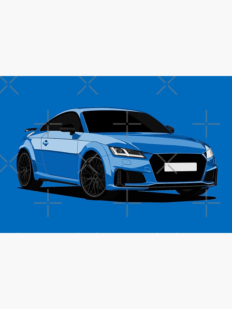 Audi TTS  Art Board Print for Sale by AUTO-ILLUSTRATE