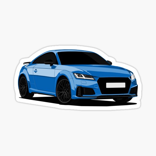 2 Stickers Audi Sport noir - Livraison Rapide !