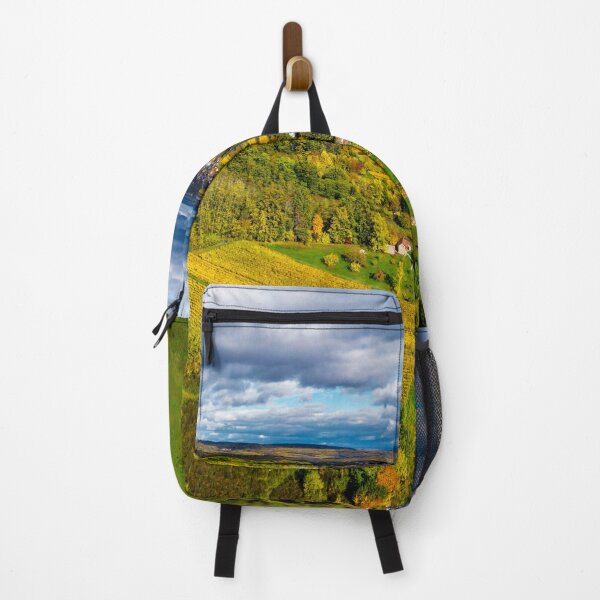Item preview, A drone rises above a multi-colored valley in the Vosges. designed and sold by Alexander Sorokopud.