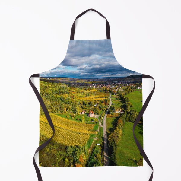 Item preview, A drone rises above a multi-colored valley in the Vosges. designed and sold by Alexander Sorokopud.