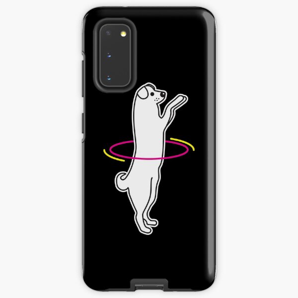 Dancing Hula Hoop Dog BLK Samsung Galaxy Tough Case