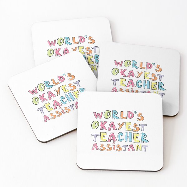 Item preview, World's Okayest Teacher Assistant Gift Idea designed and sold by betternotes.