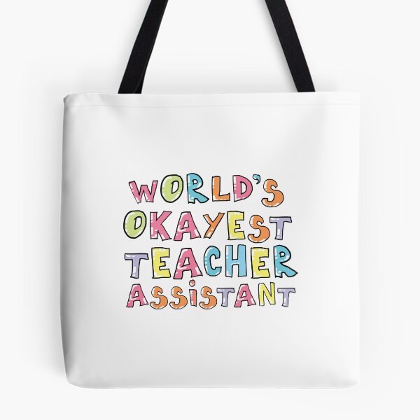 Item preview, World's Okayest Teacher Assistant Gift Idea designed and sold by betternotes.