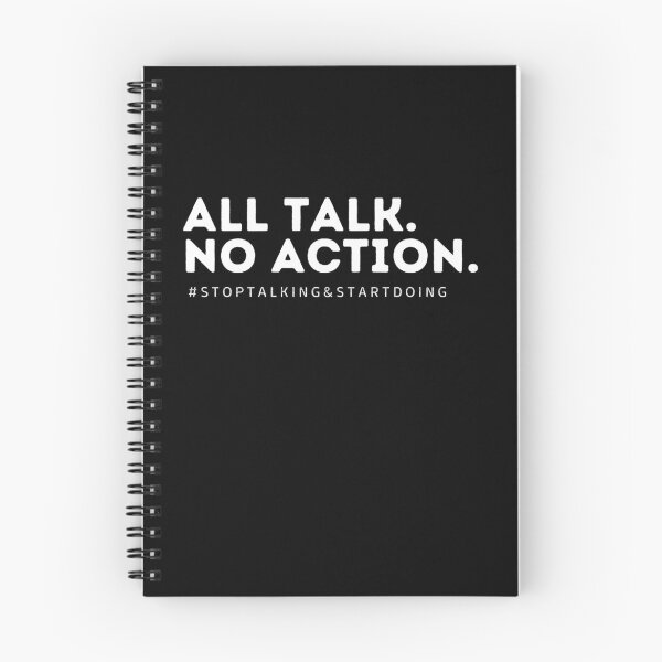 Item preview, All Talk No Action Gift designed and sold by Emerg-Apparel.
