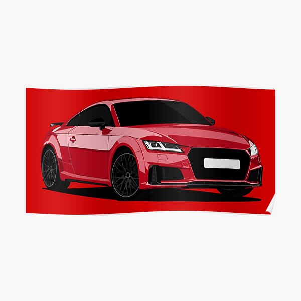 Audi A5 Coupe 2010 CARS6085 Art Print Poster A4 A3 A2 A1