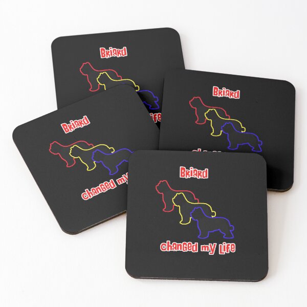 Item preview, Briard Changed my Life - Dog Art dogs Silhouette - pet designed and sold by Coolstuff4you71.