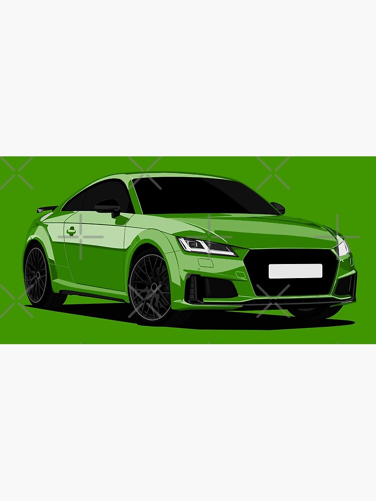 Audi TTS  Poster for Sale by AUTO-ILLUSTRATE