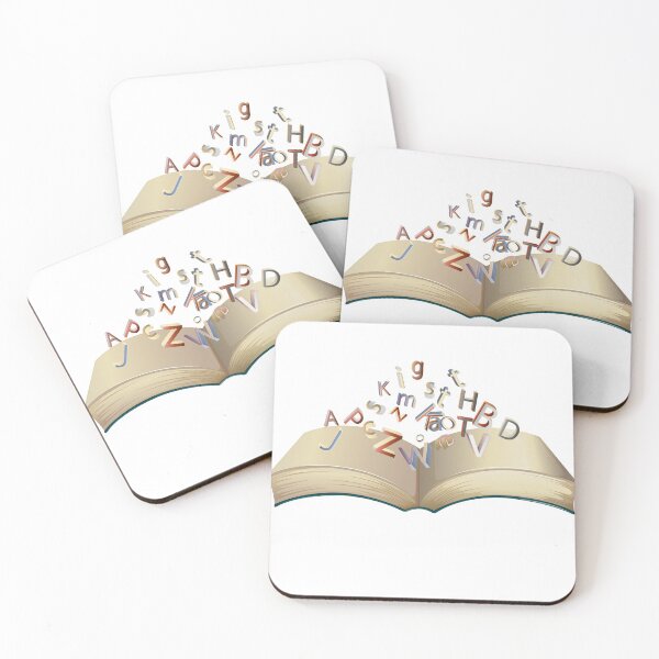 Item preview, Alphabet Growing From Book Sticker designed and sold by LamsaLik.