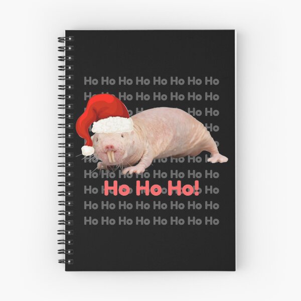 Item preview, Ho Ho Ho! - Christmas naked mole rat (WITH MUCH MORE HO HO HO!) designed and sold by Redga.