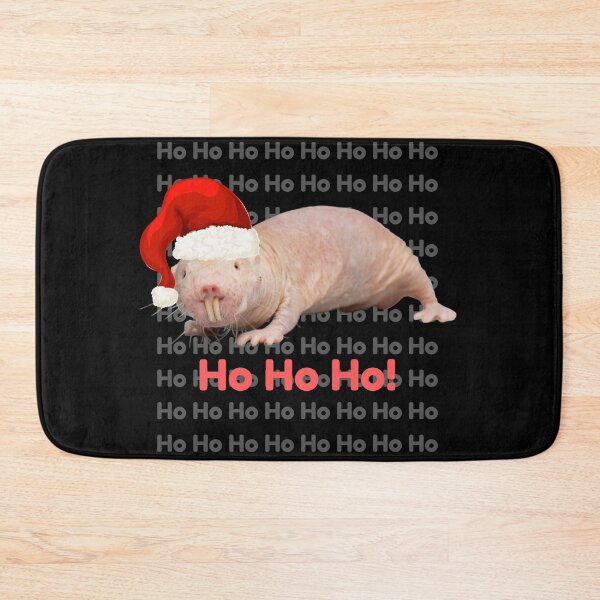 Item preview, Ho Ho Ho! - Christmas naked mole rat (WITH MUCH MORE HO HO HO!) designed and sold by Redga.
