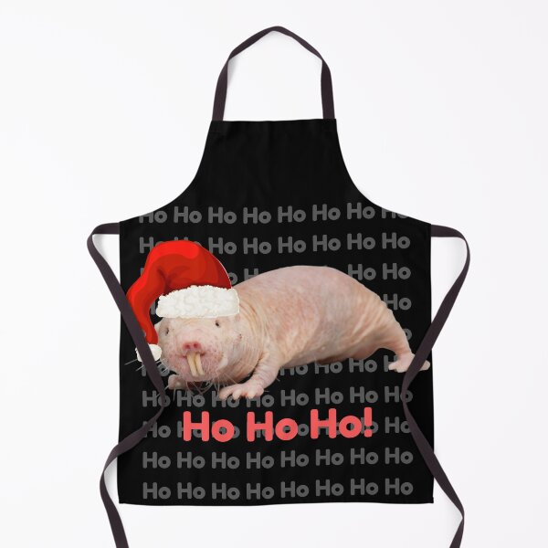 Item preview, Ho Ho Ho! - Christmas naked mole rat (WITH MUCH MORE HO HO HO!) designed and sold by Redga.