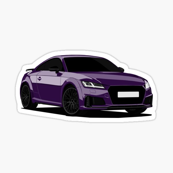 Decal Sticker for Audi tt s4 s6 rs4 r8 black fade grey fade 