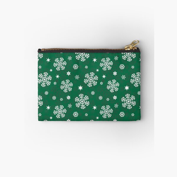 Item preview, Snowflakes Pattern on Cadmium Green designed and sold by sifis.