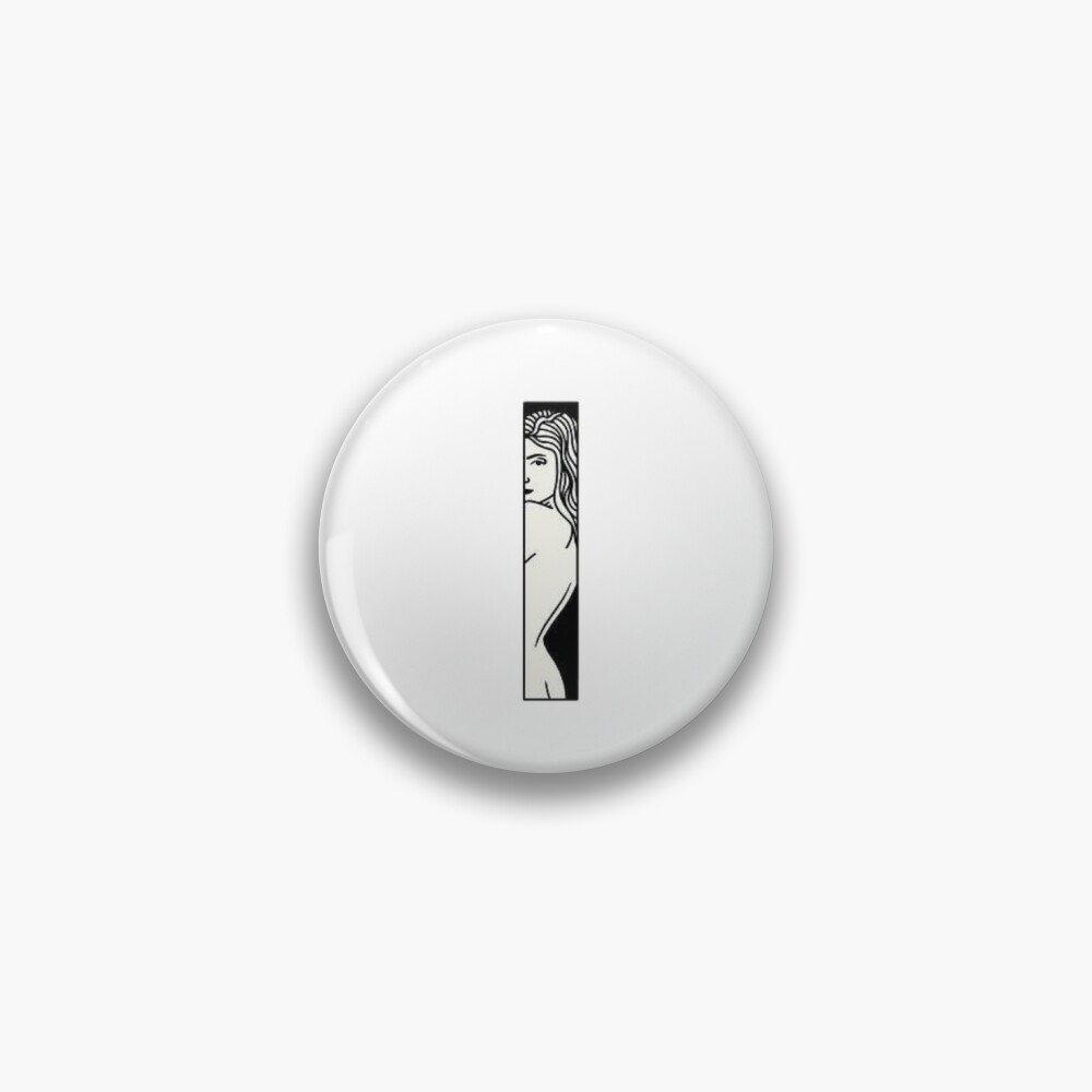 Naked Woman Aesthetic Drawing Pin For Sale By Peternorstroom Redbubble