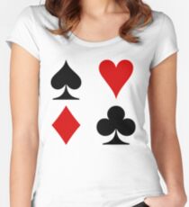 cardsigns Fitted Scoop T-Shirt