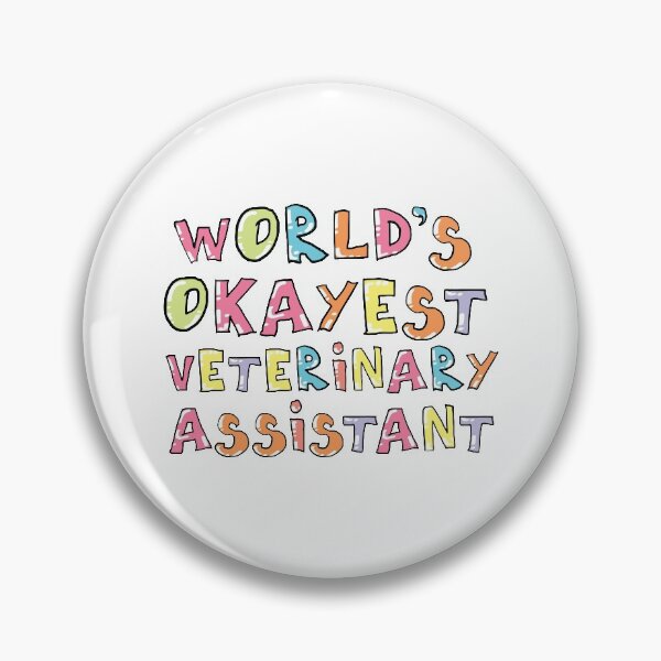 Item preview, World's Okayest Veterinary Assistant Gift Idea designed and sold by betternotes.