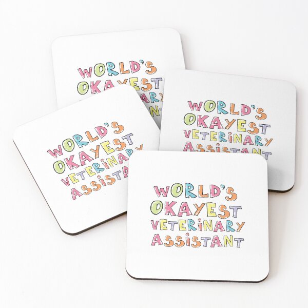 Item preview, World's Okayest Veterinary Assistant Gift Idea designed and sold by betternotes.