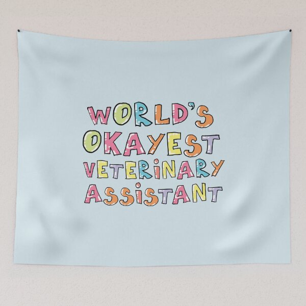 Item preview, World's Okayest Veterinary Assistant Gift Idea designed and sold by betternotes.