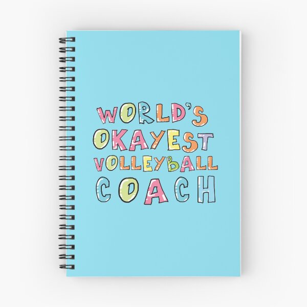Item preview, World's Okayest Volleyball Coach Gift Idea designed and sold by betternotes.
