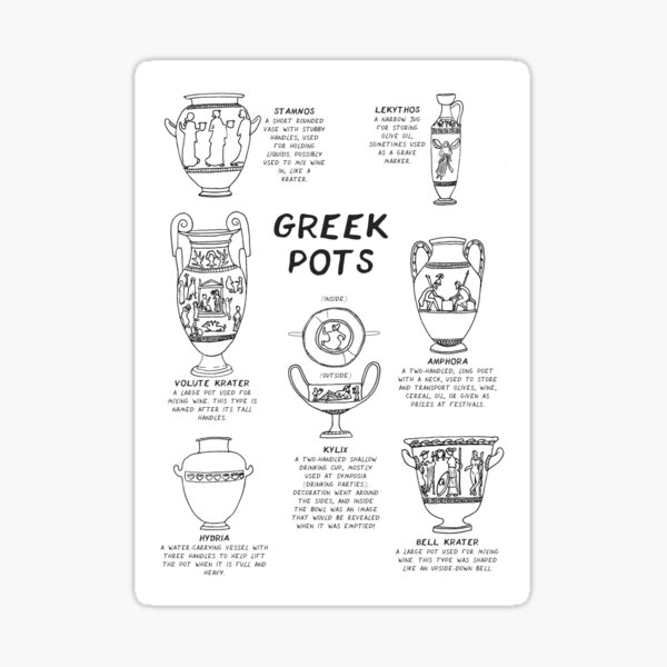 Item preview, Greek Myth Comix - Guide to Greek Pottery designed and sold by GreekMythComix.