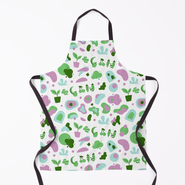 Item preview, Vegan | Cute Vegetables Fruit Plants Shapes | Green Purple Blue | Seamless Pattern designed and sold by EarlessPierre.