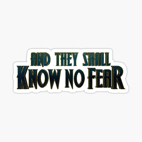 Item preview, And they shall know no fear designed and sold by sugarclip.