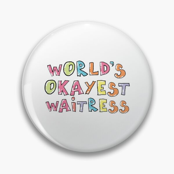 Item preview, World's Okayest Waitress Gift Idea designed and sold by betternotes.