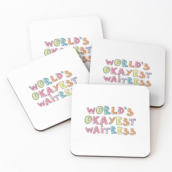 Item preview, World's Okayest Waitress Gift Idea designed and sold by betternotes.