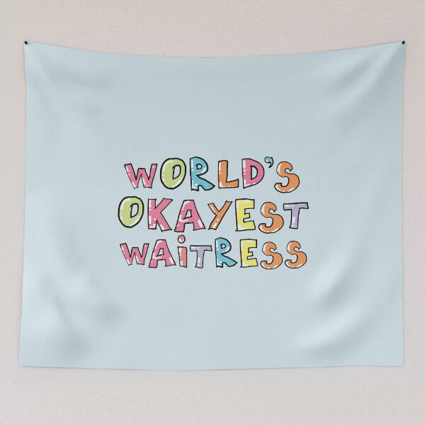 Item preview, World's Okayest Waitress Gift Idea designed and sold by betternotes.