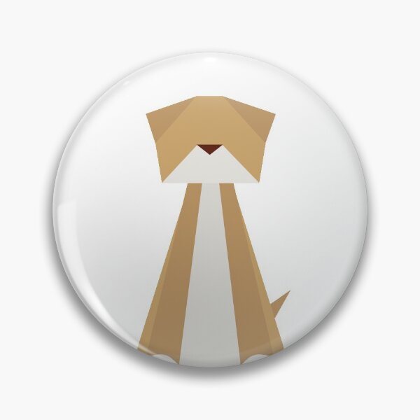 Artikelvorschau, Hund, Illustriert in Kirigami, Origami, Papercraft-Stil entworfen und verkauft von chattleyworks.