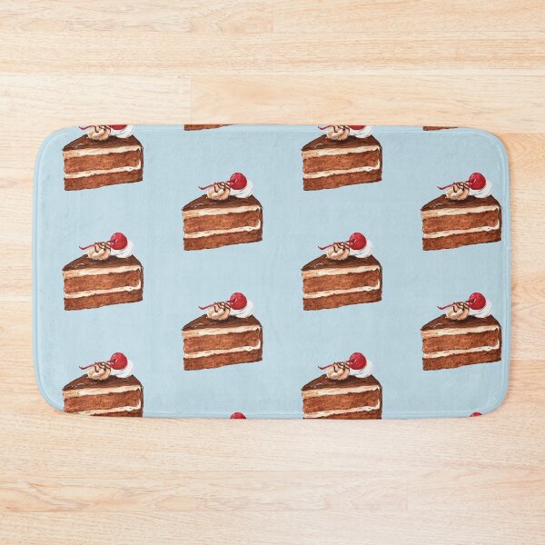 Item preview, Chocolate Cake Slice With A Cherry Topping designed and sold by Alicia Chee.