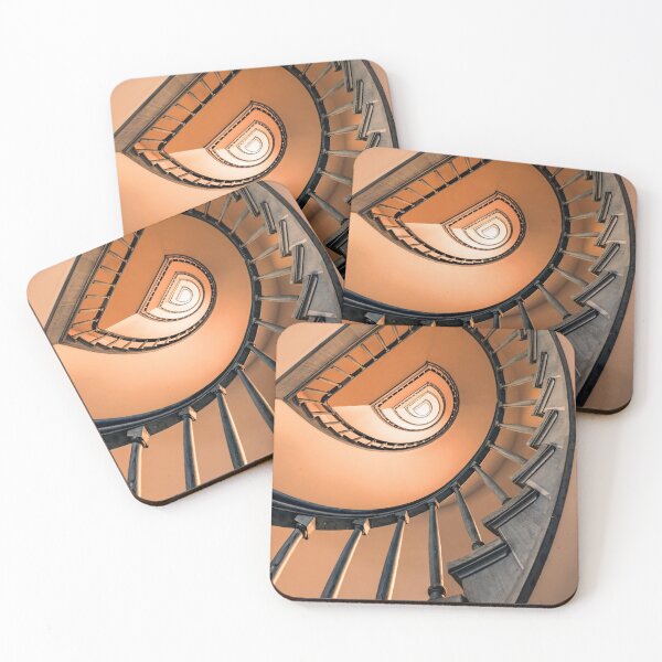 Item preview, Bright orange staircase designed and sold by JBlaminsky.