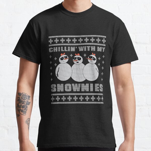 Ugly Sweater Chilling Snowmies Classic T-Shirt
