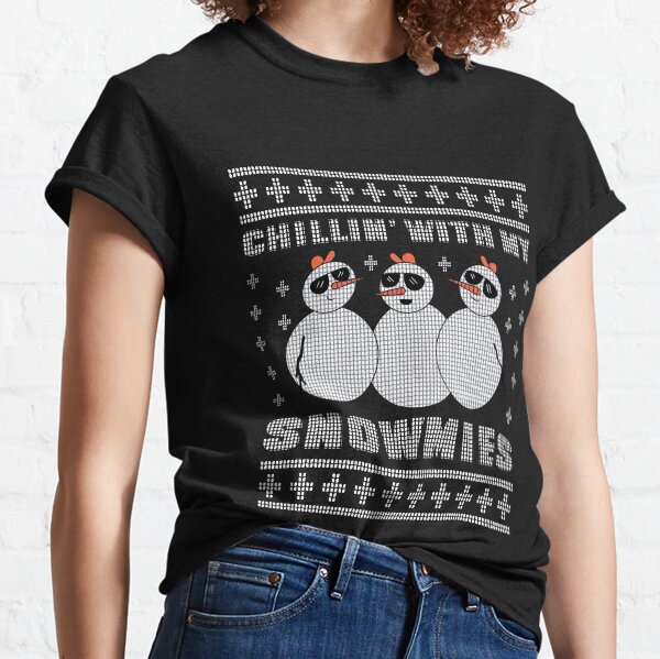 Ugly Sweater Chilling Snowmies Classic T-Shirt