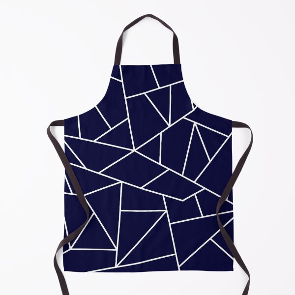Item preview, Navy Blue Mosaic Lines designed and sold by rewstudio.
