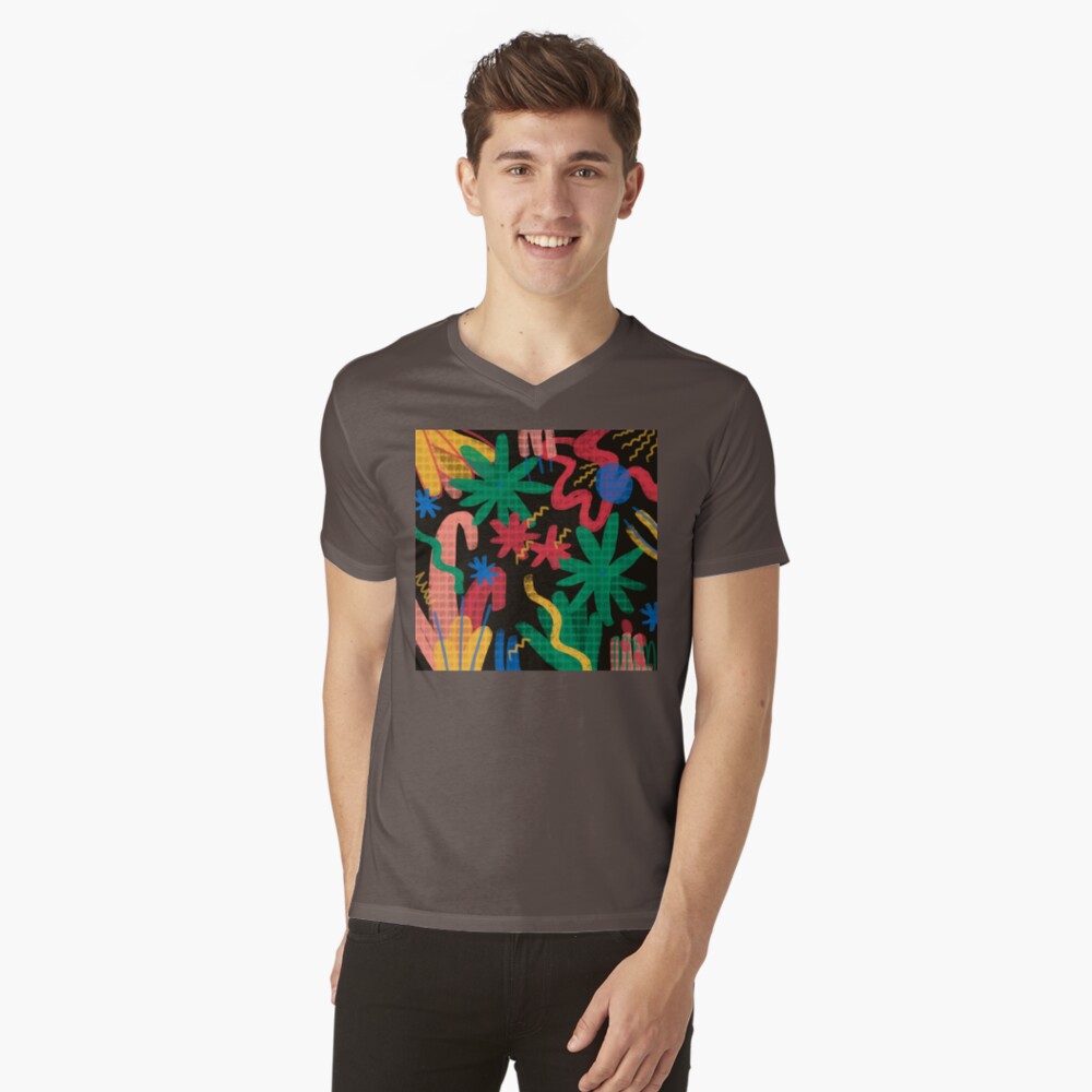 Item preview, V-Neck T-Shirt designed and sold by luisinasalce.