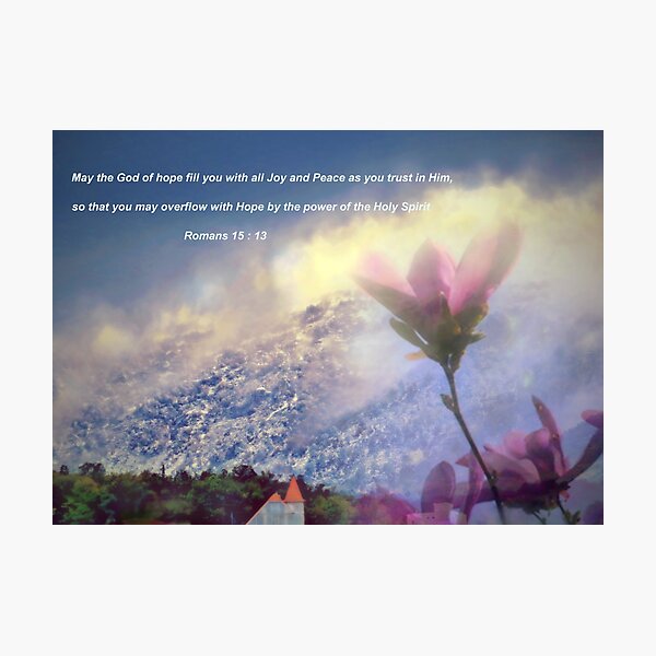 The flower of hope Photographic Print