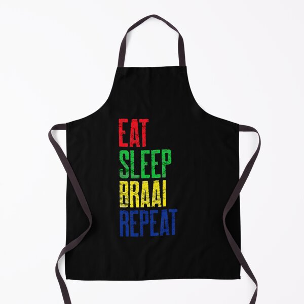 Item preview, South African - Eat Sleep Braai Repeat designed and sold by SKilner.